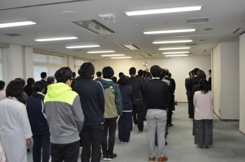会長訓示の様子です