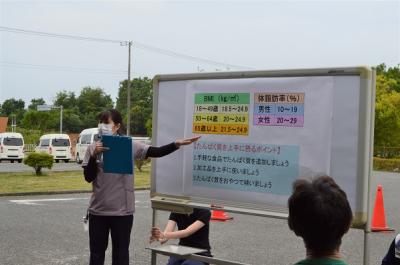 「自身に必要な栄養素」のテーマにて、管理栄養士によるミニ講座を行いました。